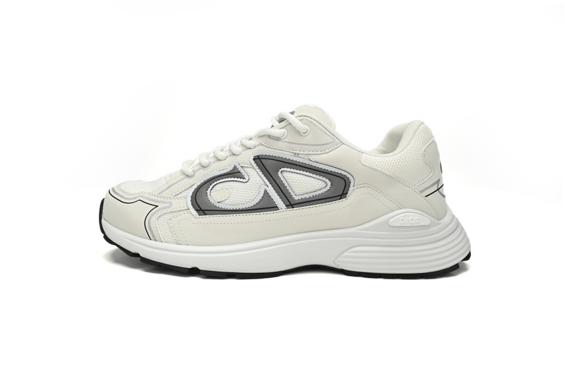 Dior Light Grey 'B30' Sneakers White