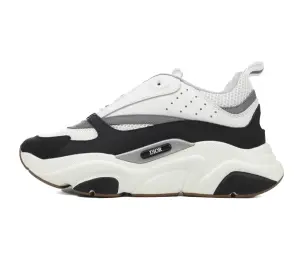 Dior White Black 'B22' Sneakers Cream